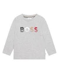 Hugo Boss J05946 Boy's LS Logo T-Shirt/