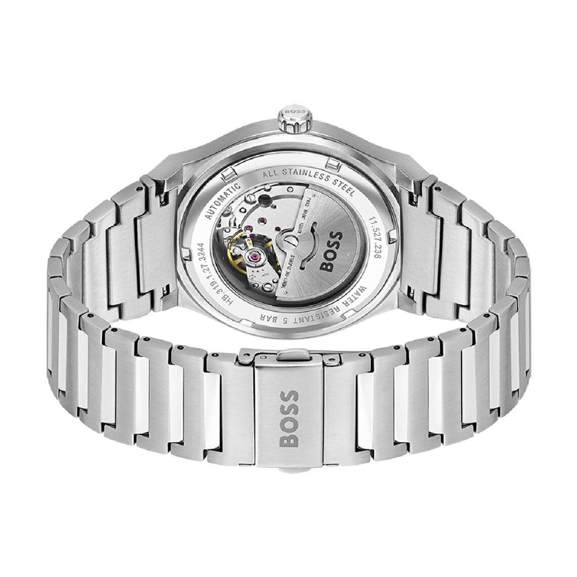 BOSS 1514118 Men's Automatic Candor Stainless Steel Case Blue Dial Analogue Watch