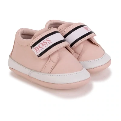 Hugo Boss Style J99103 Pink shoe for baby girl