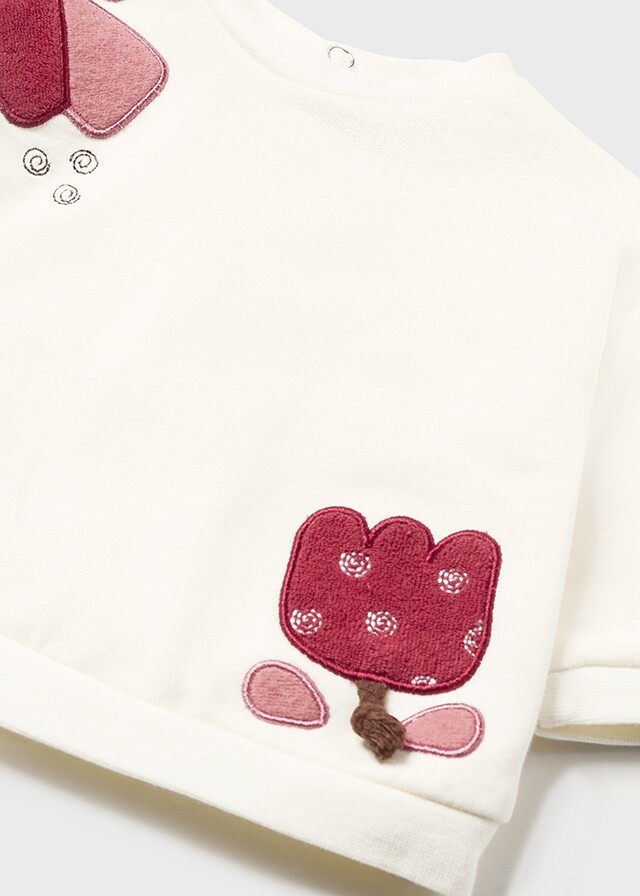 Mayoral 2744 Baby Girl's Long Sleeve T-Shirt & Legging Set 2PC