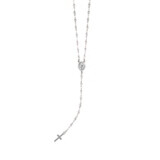 Italgem Silver Rosary Necklace RN-2