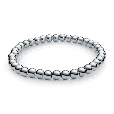 Italgem BB-293 Bracelet Silver Beads Stretch