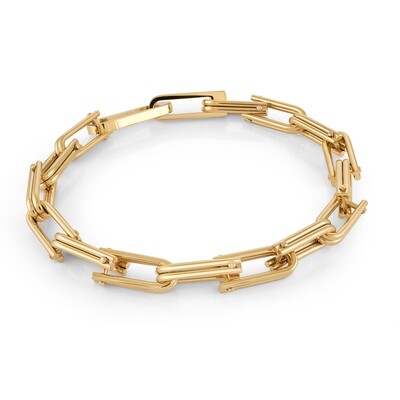 Italgem SWB191 Bracelet Gold Double U-Link