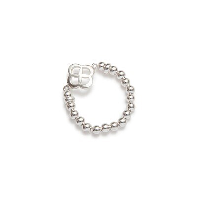 Beblue BRESPI-LW Silver Be Spirited Ring - Lotus Whispers
