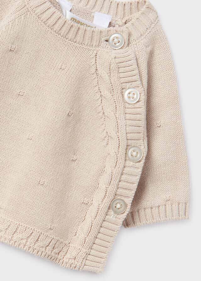 Mayoral 19361 Baby's Long Sleeve Knit Sweater, Pants & Hat Set 3PC