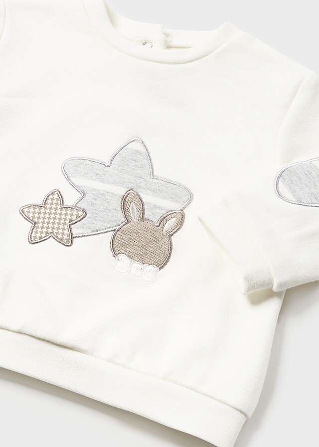 Mayoral 2680 Baby Boy's Long Sleeve Sweater & Jogger Set 2PC