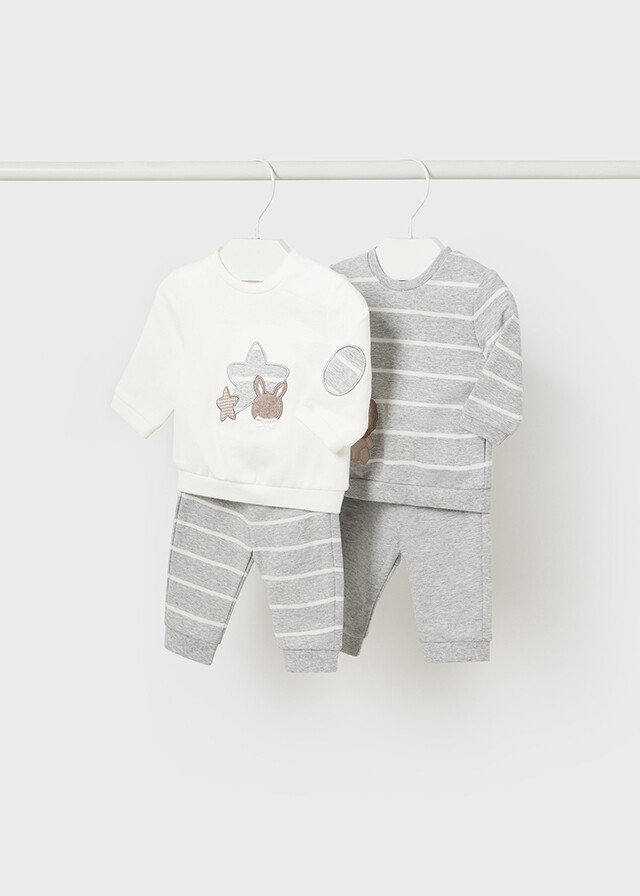 Mayoral 2680 Baby Boy's Long Sleeve Sweater & Jogger Set 2PC
