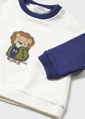 Mayoral 2690 Baby Boy's LS Sweater & Jogger Set 2PC/