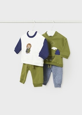 Mayoral 2690 Baby Boy's LS Sweater & Jogger Set 2PC/