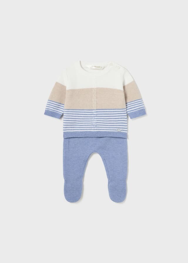 Mayoral 1507 Baby Boy's Long Sleeve Knit Top & Bottom Set 2PC