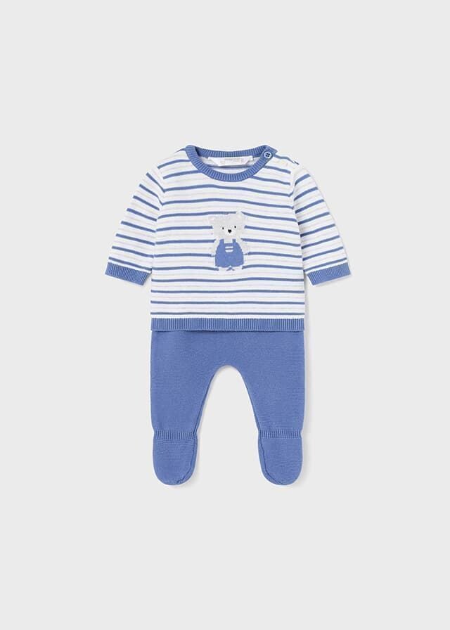 Mayoral 1507 Baby Boy's Long Sleeve Knit Top & Bottom Set 2PC