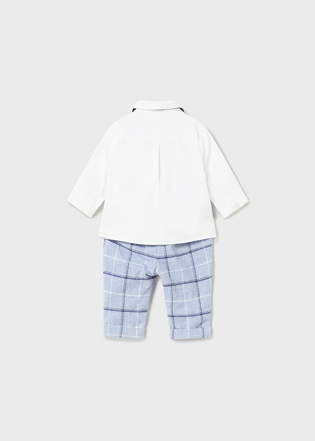 Mayoral 2520 Baby Boy's Long Sleeve Shirt, Vest & Pants Set 3PC