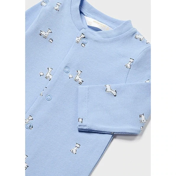 Mayoral 1757 Baby Boy Onesie Pyjama with Giraffes
