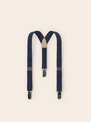 Mayoral 10427 Baby Boy's Navy Blue Suspenders