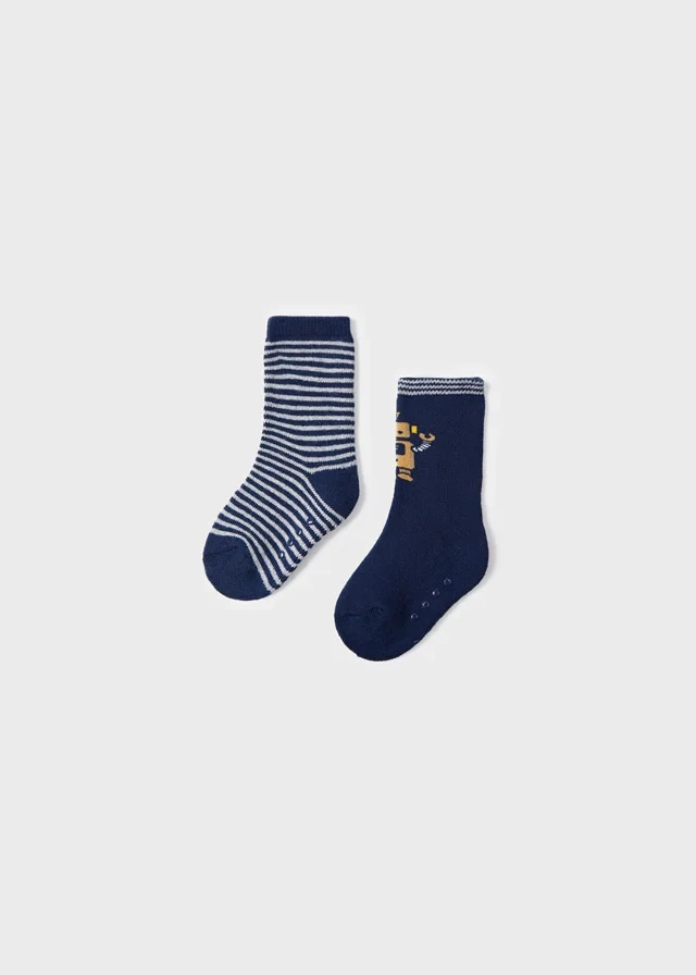 Mayoral 10269 anti slip sock set in various colours and designs