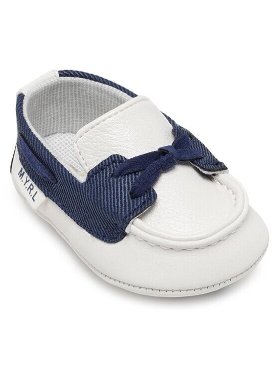 Mayoral 9620 Baby Boy’s Leather Moccasin Shoes/ BCO-INDIGO