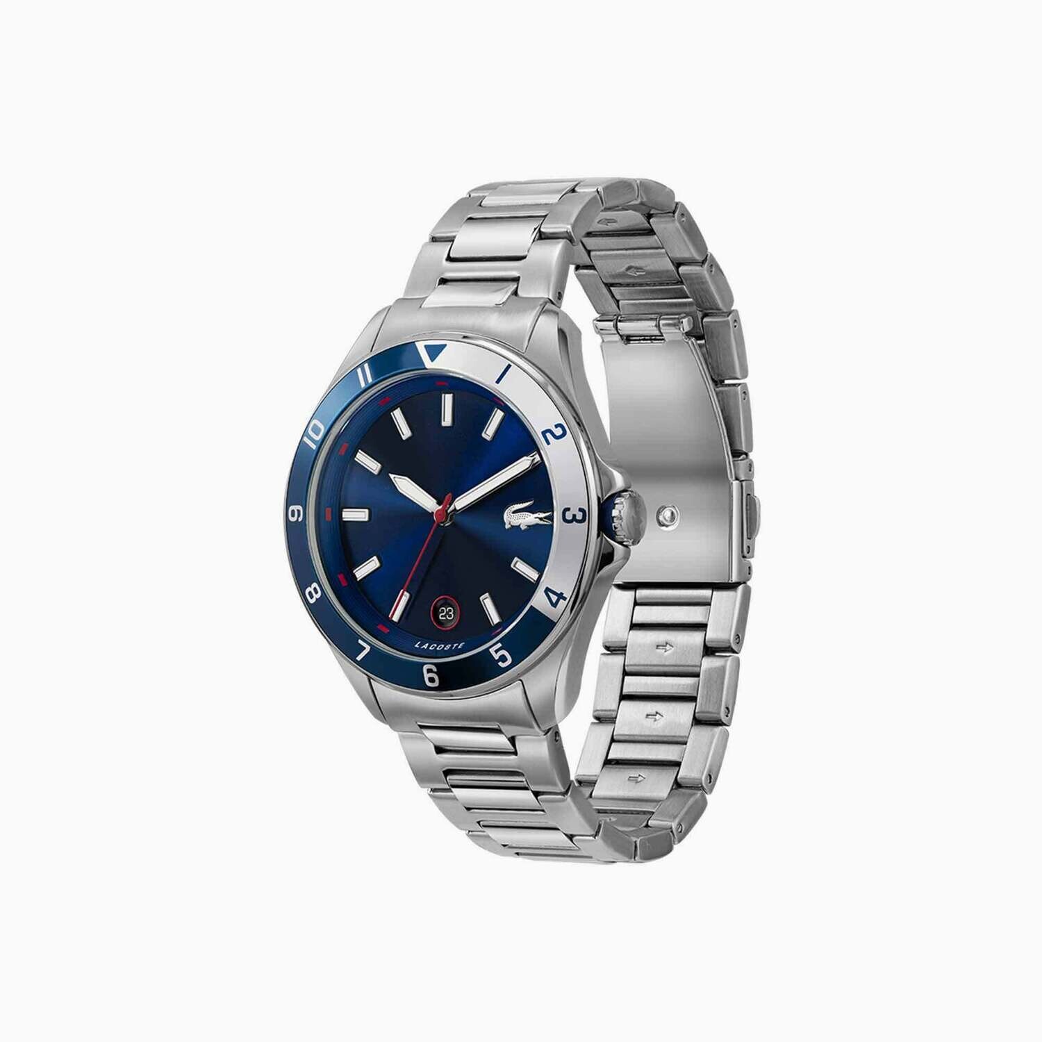 Lacoste 2011127 Men's Silver & Blue Watch