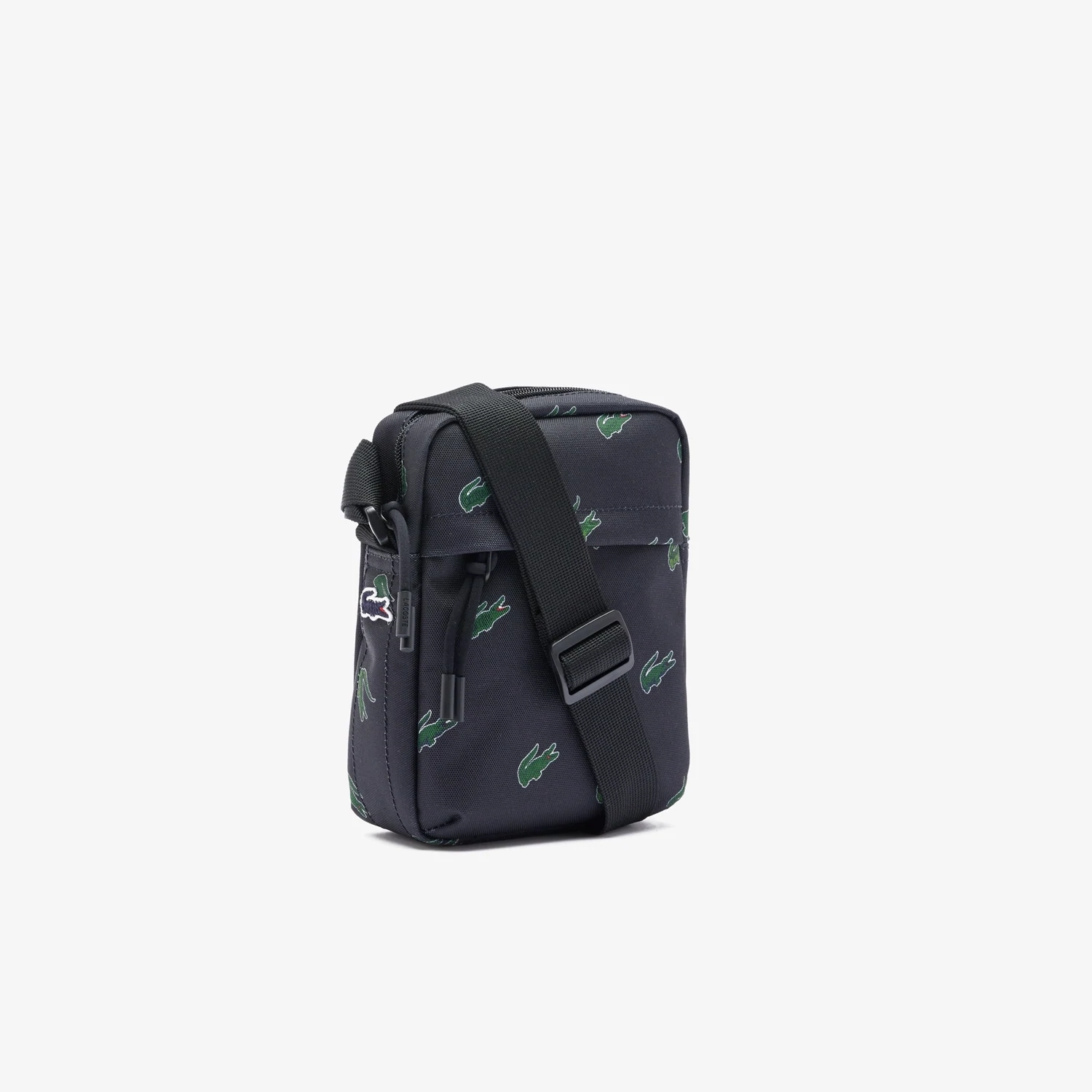Lacoste NH4465HN Men's Polyester Crossbody Logo Satchel