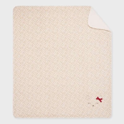 Mayoral 9778 Baby Girl Blanket Leopard/Red Bow