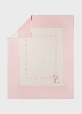 Mayoral 9318 Baby Girl's OS Jaquard Blanket – Rosado