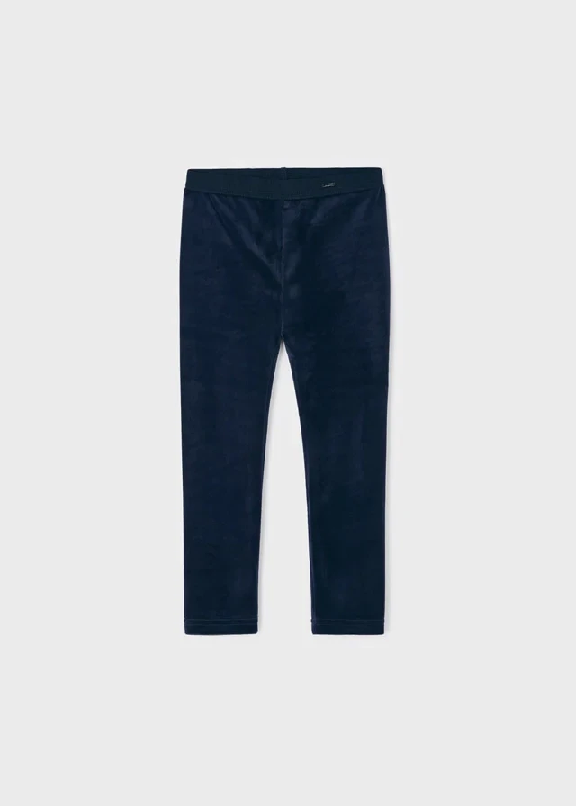 Mayoral 712 Girl's Basic Velvet Leggings
