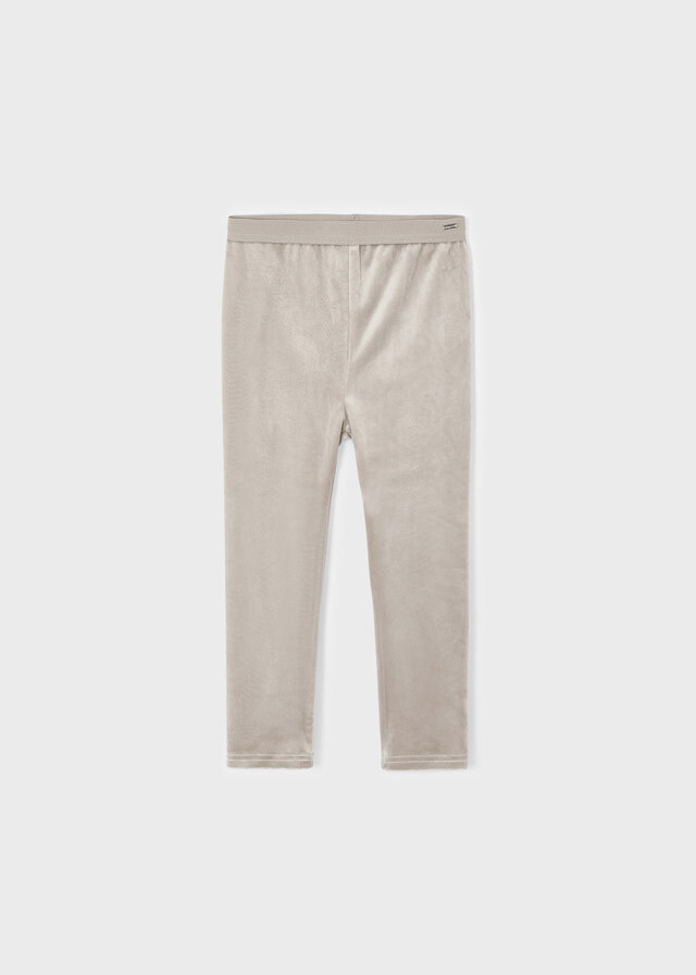 Mayoral 712 Girl's Basic Velvet Leggings