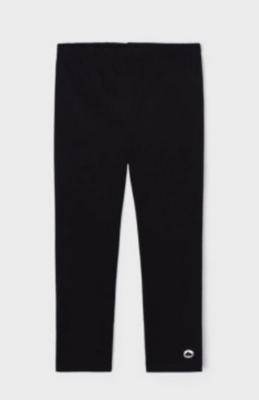 Mayoral 748 Girl’s Long Basic Leggings /NEGRO