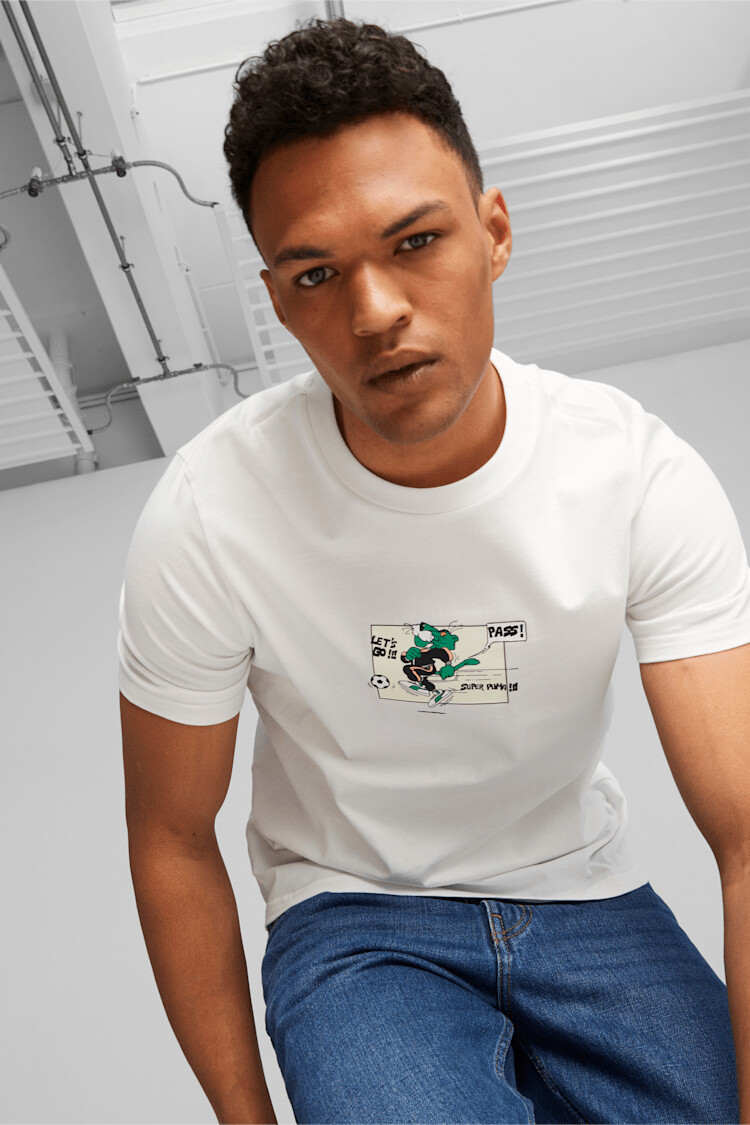 Puma 621308 02 Men's Short Sleeve Classics Super Puma T-Shirt
