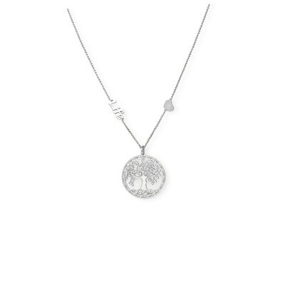 Amen CLIFEB2 Women's Sterling Silver Tree Of Life Pendant Necklace - Tree Of Life