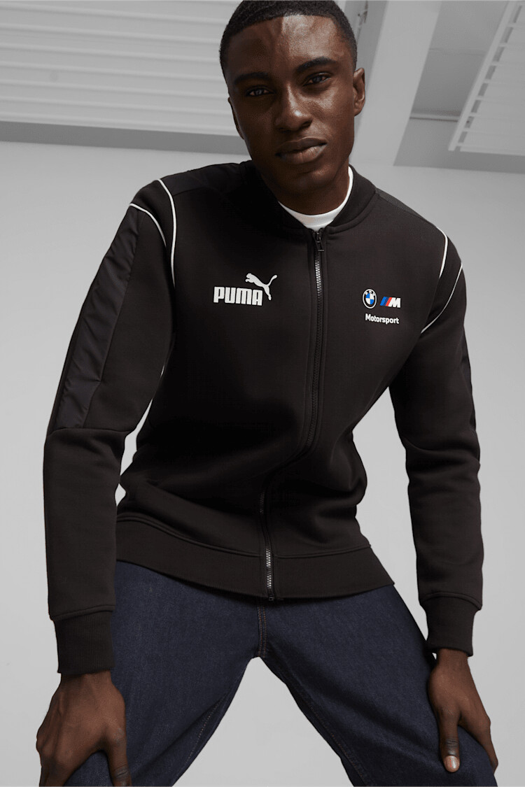 Puma 621213 01 Mens Black BMW MMS MT7 Track Jacket