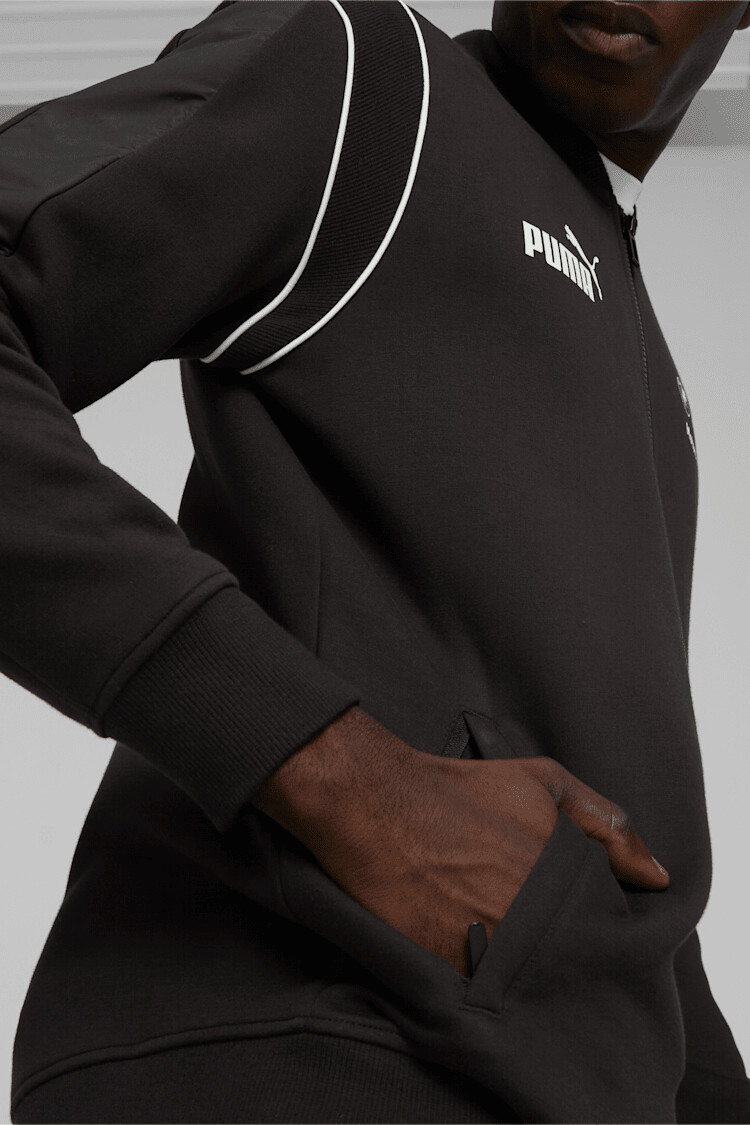 Puma 621213 01 Mens Black BMW MMS MT7 Track Jacket
