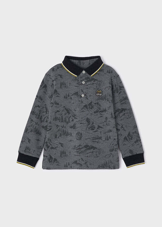 Mayoral 4176 Boy's Long Sleeve Mountain Polo Shirt – Vosil Vigore
