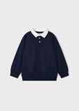 Mayoral 4101 Boy's LS "Cool Experiences" Polo Shirt/