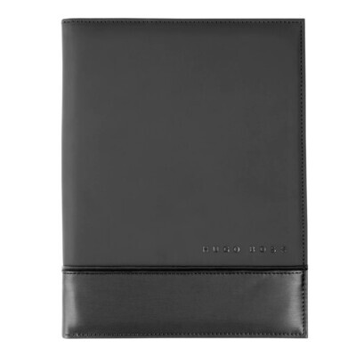 Hugo Boss HDM003H Explore A5 Folder – Brushed Grey