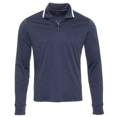 Michael Kors CF351LA9NW Men's Long Sleeve Performance Quarter-Zip Shirts