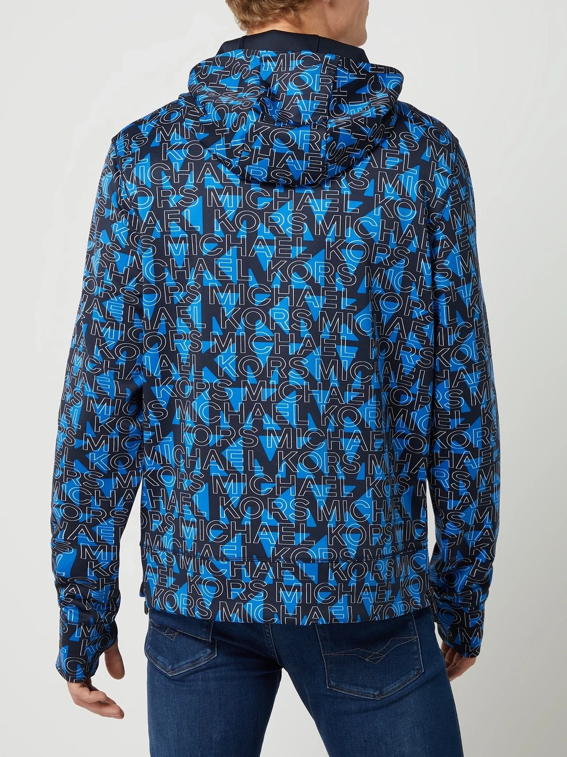 Michael Kors CF150EK4DB Mens Blue Hoodie