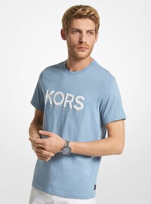 Michael Kors CS351IGFV4 Men S/S Blue T-shirt