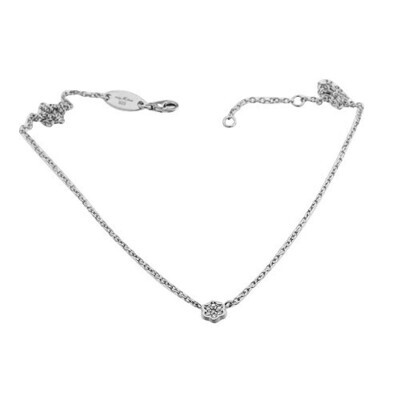 Little Miss Mimi 04-142650-01/00 collier fleur pour fille en argent sterling et zircone blanche