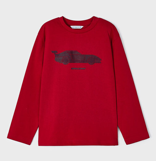 Mayoral 4018 Boy's Long Sleeve "Raceway" T-Shirt