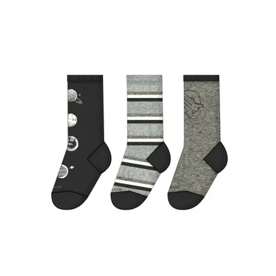 Mayoral 10319 junior boys 3 pair set of regular cut socks in various colours and designs