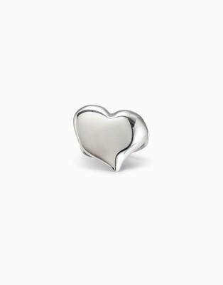UNOde50 ANI0700MTL000 Sterling Silver Chunky Heart Ring - Uno/
