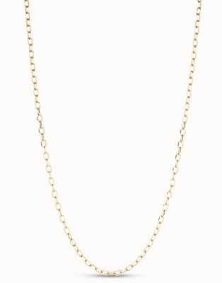 UNOde50 COL1391ORO000U 18kt Gold-Plated Long Chain Necklace - Cadena 6