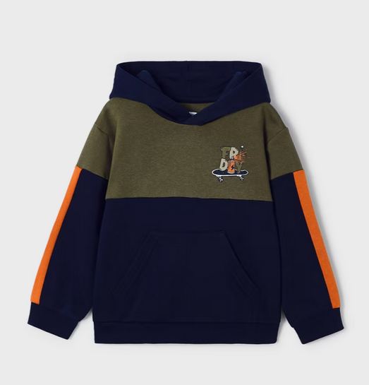 Mayoral 4872 Boy's Long Sleeve Hoodie & 2 Joggers Set 3PC