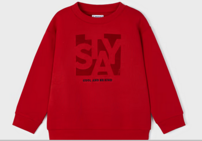 Mayoral 4420 Boy's Long Sleeve Stay Pullover Sweater