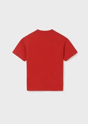 Nukutavake 6080 Boy’s Red Short Sleeve T-Shirt