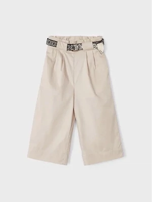 Mayoral 3506 Girls Beige Pants With Belt