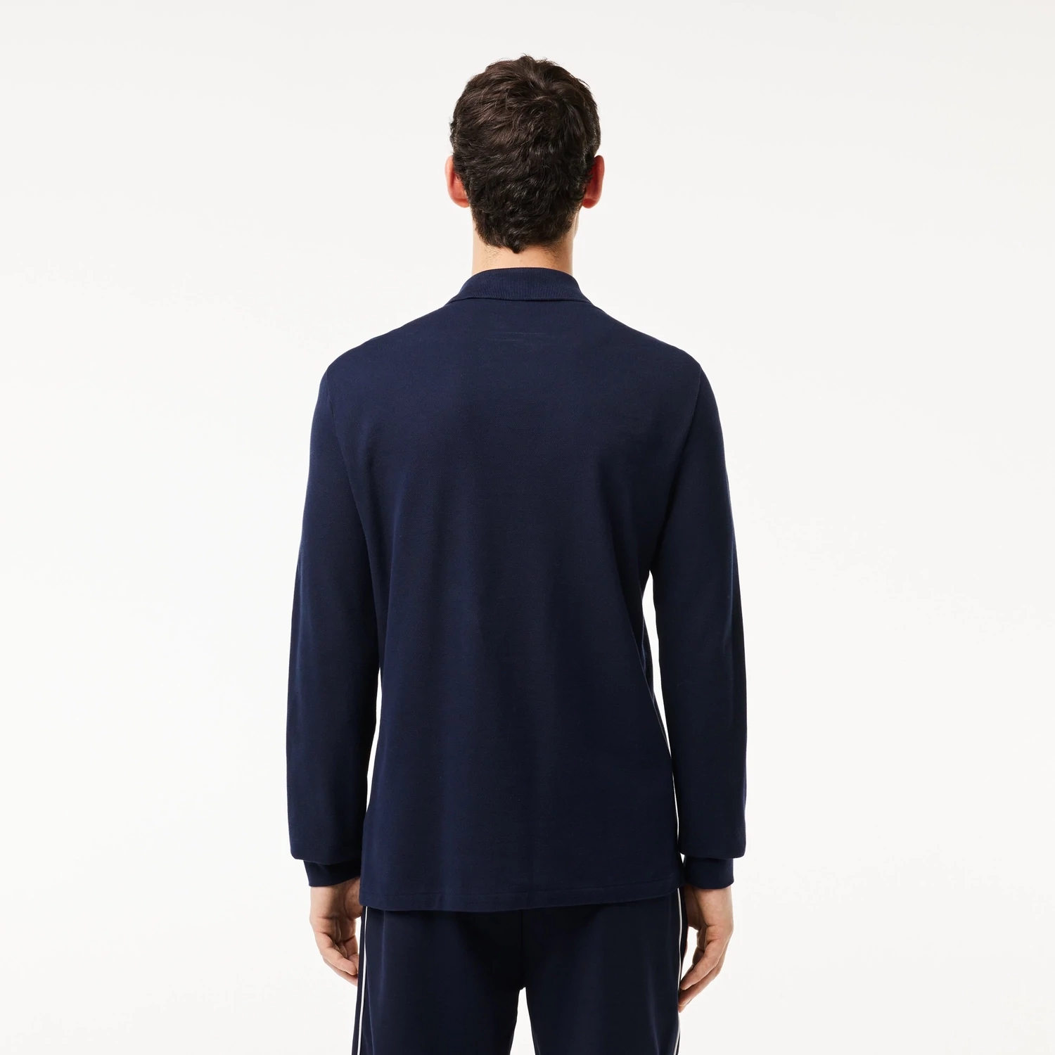 Lacoste L1312 52 Men’s Long Sleeve Classic Fit Polo Shirt – Navy Blue