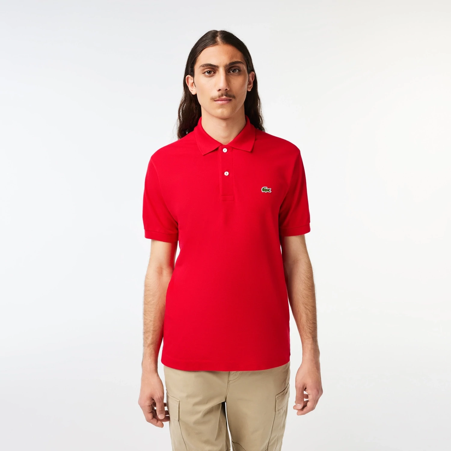 Lacoste L1212 52 240 Men’s Short Sleeve Classic Fit Polo Shirt – Rouge