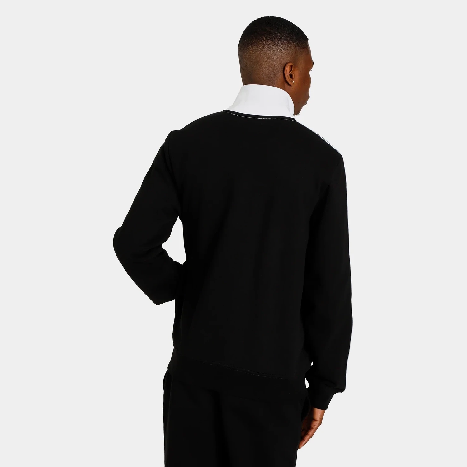 Lacoste SH5808 52 258 Men'S Zip Up Jacket Black/white