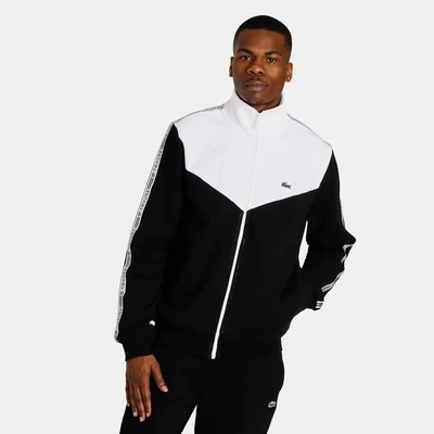 Lacoste SH5808 52 258 Men'S Zip Up Jacket Black/white